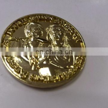 3D relief commomerative zinc cast coins personalized design in both sides