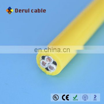 3 Cores special highly flexible robot cable shielded servo motor cable