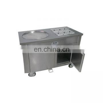 Price Of Single Pan Double Pan Ice Cream Frying Machine Ice Cream Roll Making Machie