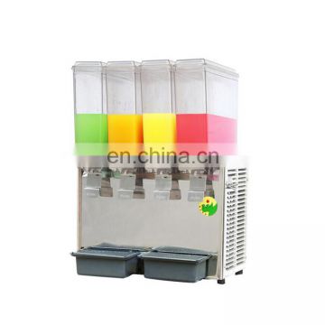 9L/10L cold & hot dispenser/4 tank fruit juice dispenser /juice cooling machine