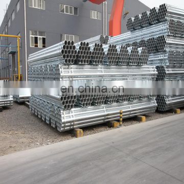 galvanized round tubing pipe with plain cutting ends galvanized steel pipe 40mm diameter