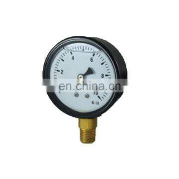 Factory direct Supply Pressure Gauge 1/2  1/4  3/4 Standard Size