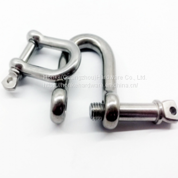 Marine Rigging Stainless Steel US Type Bow/D Ring Chain Shackle For Anchor