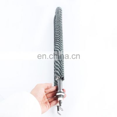 Stainless steel 304 W U I Type Electric finned flexible tubular air heater