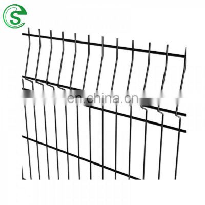 Hot popular 3D triangle V folds 6ft welded wire mesh fence