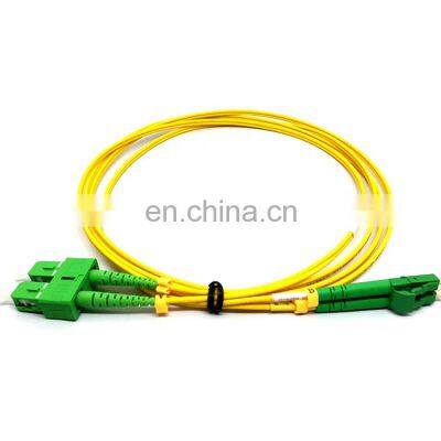 FTTH 30meter 50meter 3.0mm Diameter LC/apc Multi Mode LSZH Jacket Duplex Fiber Optic Patch Cord