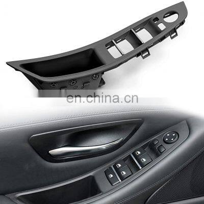 Drive Side Car Parts Pull Handle Inner Door Trim Grab Cover Right Front Door Armrest Bracket DH001-BK-IM