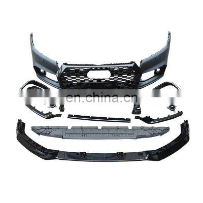 car bodikits RSQ5 front bumper  for Audi Q5 SQ5 high quality body kits with honeycomb mesh bumper grill 2018 2019 2020