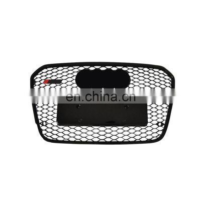 For audi RS6 front grille mesh design ABS material 2012-2015
