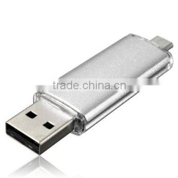 Dual USB 2.0, 128gb USB 2.0 Flash Drive for Phone Use
