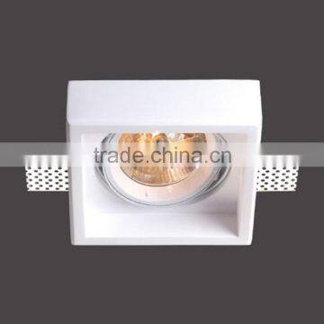 HR-5019 indoor gypsum plaster halogen decoration downlight with Gx5.3 GU10