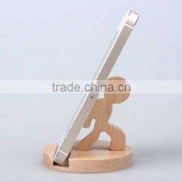 Shanshuimuyuan ex-factory price wholesale wooden cute mobile phone holder