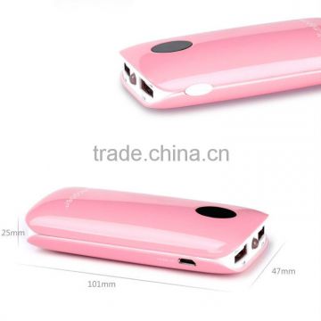 5200mah mobile phone accessory portable charger with dual output
