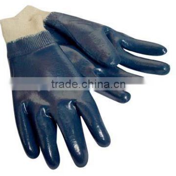 [Gold Supplier] 13G seamless polyester liner nitrile coated industrial glove