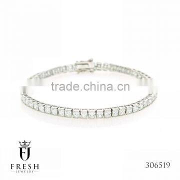 Fashion 925 Sterling Silver Bracelet - 306519 , Wholesale Silver Jewellery, Silver Jewellery Manufacturer, CZ Cubic Zircon AAA