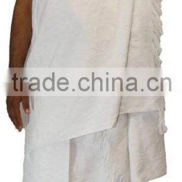 Plain white muslim hajj towel/ihram towels,100% Polyester/Cotton Umrah Hajj Towel Ihram For Sale