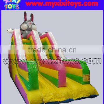xixi toys Rabbit figure inflatable slide for kids