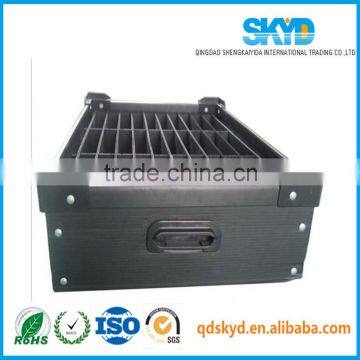 Plastic turnover box can be safely transportation of glassware containers