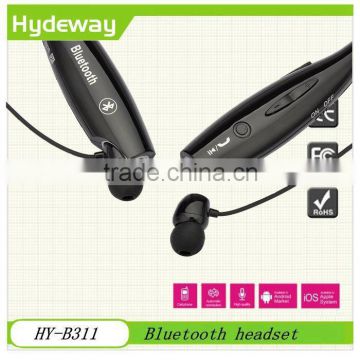 2015 New Stylish Mobile Phone Bluetooth Headset HBS730, bluetooth 4.0 earphone factory price HY-B311