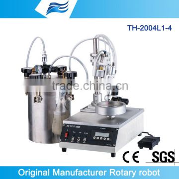 TH-2004L1-4 Rotary table gluing machine for dispensing circular bead