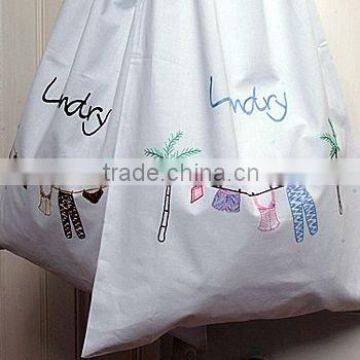 embroidery laundry bag