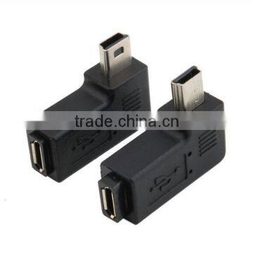 Left Right Angled USB Micro Female Male 90 Degree Angle Adapter Converter
