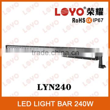 NEW 240W single row Led car lighting, High lumen Led light bar for offroad