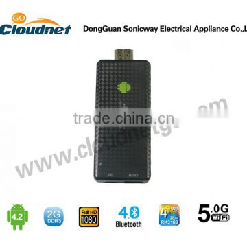 Cheap best MINI PC tv stick CR9S embedded with Android 4.4 use for hotel/office/school library/Home