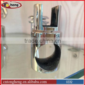 Inexpensive aluminium Glass shower enclosure door header bar glass hanger clamp