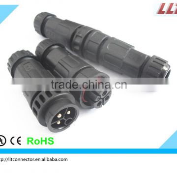 Best Quality LLT 3 pin wire connector outdoor display watertight connector