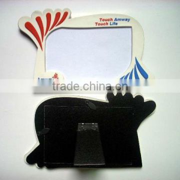 Eco-friendly Soft PVC photo frame, Embossed 3d flexible rubber photo frame
