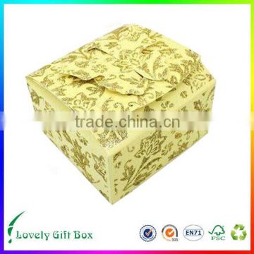 custom take away food packing folding paper pastry box