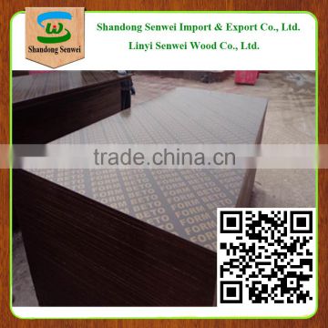 18MM Black Film Faced Plywood concrete shuttering plywood