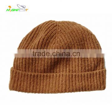 China supplier thick knit teenagers knitted beanie hat