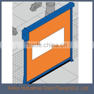 Tianjin Xinke Auto Sensing PVC High Speed Roll Up Doors HSD-106