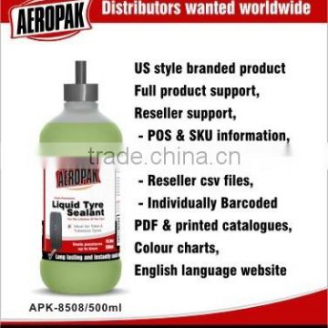 AEROPAK Tyre Puncture Repair Kit, Liquid Tire Sealant with compressor Inflator, mergency Tire pump