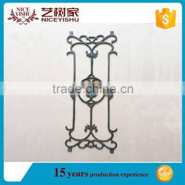 New products wrought iron leaf and flower for ornament decoration
