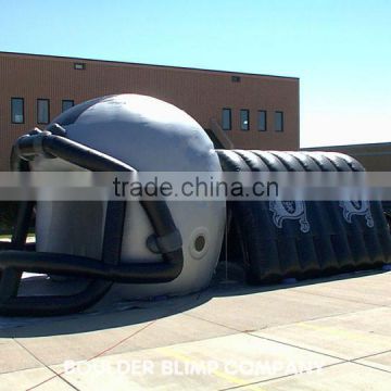 raiders helmet inflatable tunnel/ inflatable toys tunnel rental