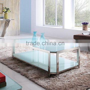 Modern glass tempered glass coffee table