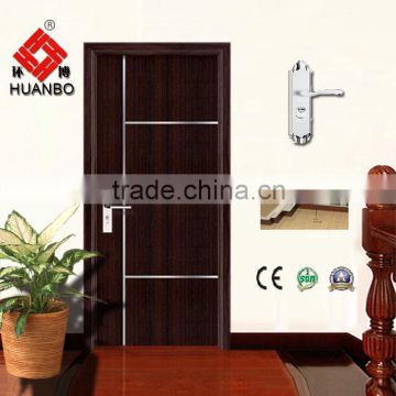 High quality mdf pvc coated door wooden doors for bedroom
