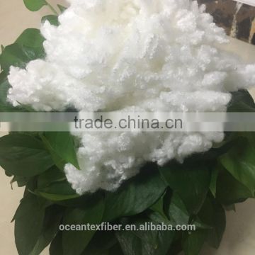 recycled non siliconed hollow conjugated polyester staple fiber