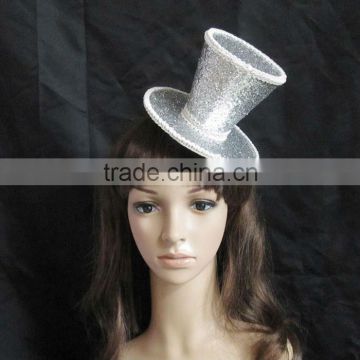 MYLOVE performance hat for stage bling bling hat Leopard Print MLSM009
