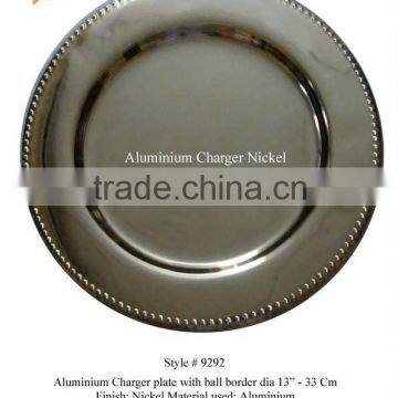 Aluminium Charger Plate