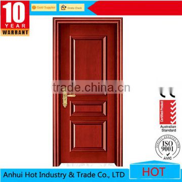 China Alibaba Main Gate Design Wooden Door For Bedroom / Carved Solid Wood Door / Solid Wood Bedroom Door