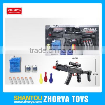Zhorya hot selling MP5 water bullet gun 2 in 1 gun toys EVA bullet gun toy for boy playing