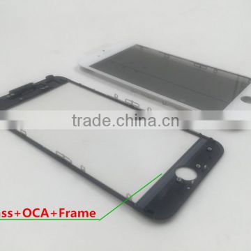 LCD repair parts Cold press frame for iphone 7 with front glass OCA optical adhesive tape film