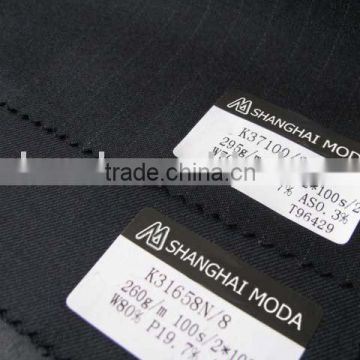 blended worsted wool fabric w70/p30 moda-t111