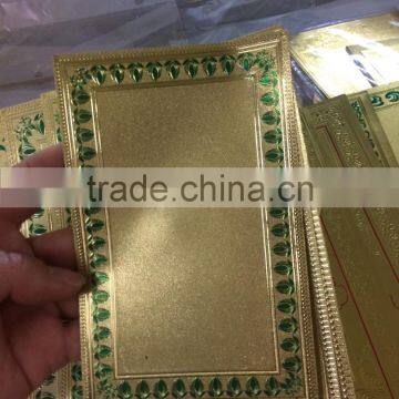 Hot Sale custom paper multi color hot stamping foil