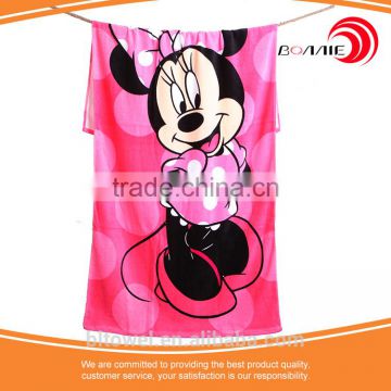 High quality durable using various cotton suede digital printed beach towel