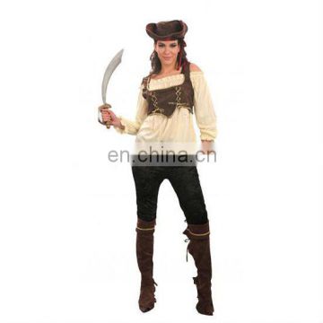 PCA-0257 Carnival cosplay costume Adult pirate costume